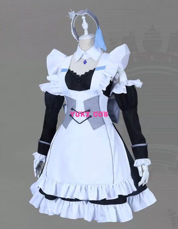 ヤフオク アズールレーン ニューカッスル メイド服 コスプ