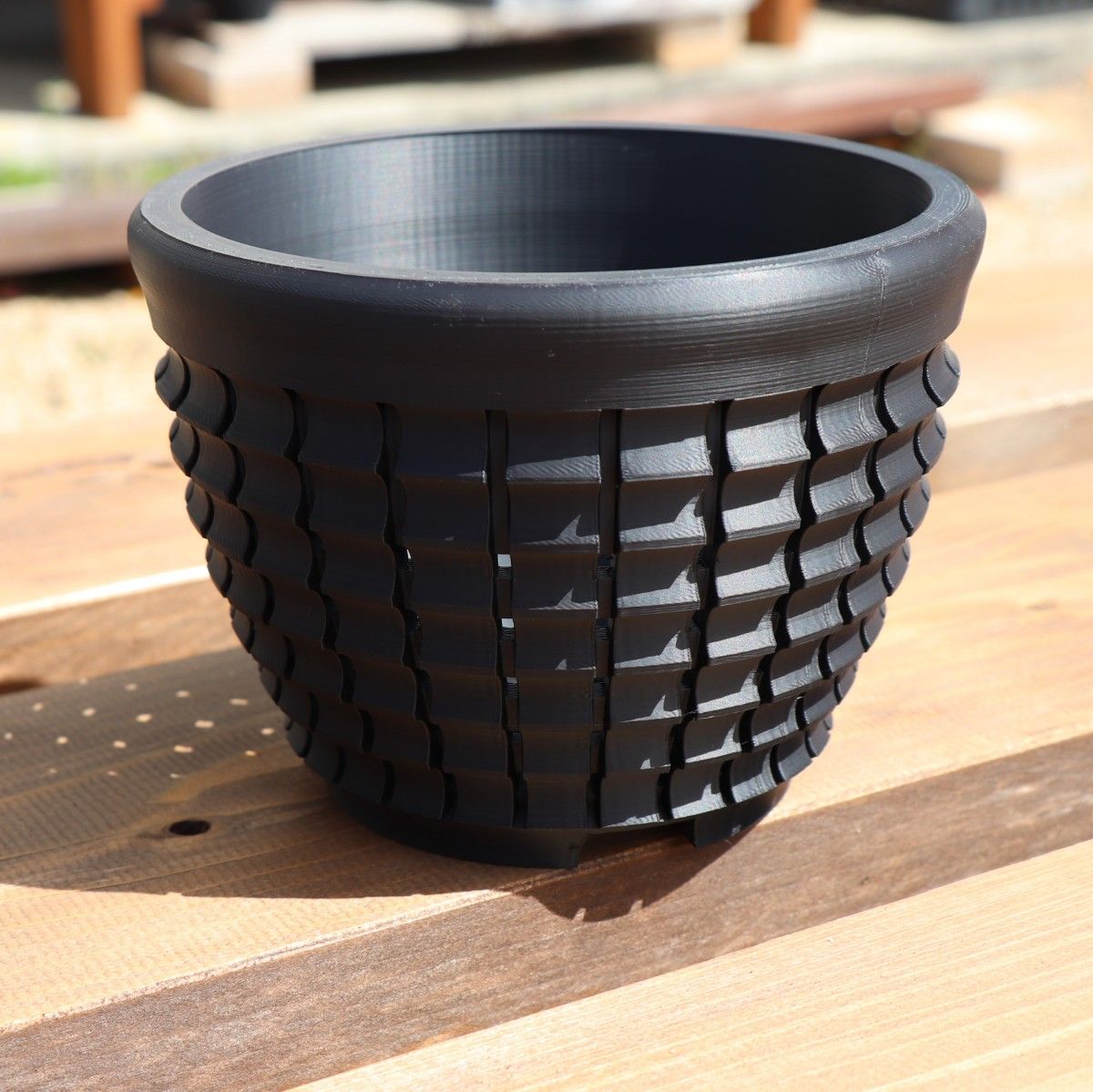 3Dプリント鉢 4号(13 5×10) プラ鉢 アガベ 通気性 植木鉢 3d鉢 3Dプリント鉢 4号(13 5×10) プラ鉢 アガベ 通気性 植木鉢 3d鉢