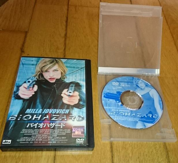 バイオハザード 　「SF・映画・DVD」　　●バイオハザード　 (2002年の映画)　主演： ミラ・ジョヴォヴィッチ　　DVDレンタル落ち_画像1