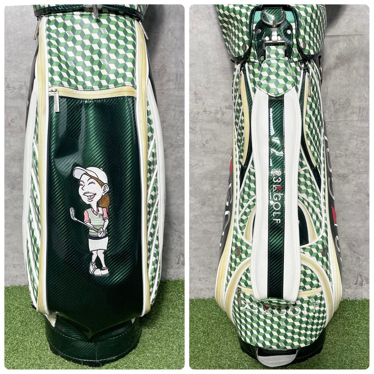 超希少】23区GOLF 菊池絵理香モデル キャディバッグ ゴルフ 超希少】23区GOLF 菊池絵理香モデル キャディバッグ ゴルフ