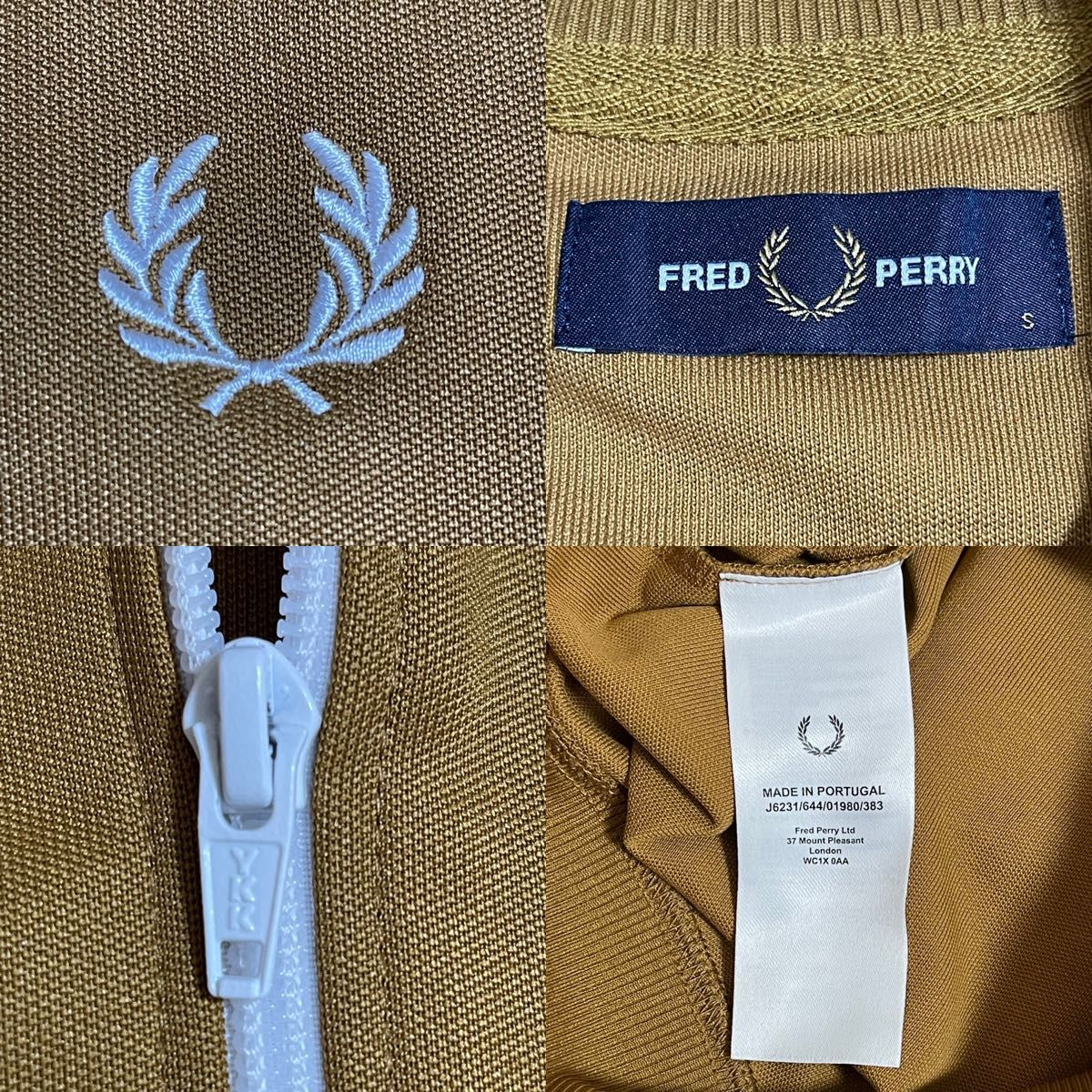 極美品S】フレッドペリー刺繍トラックジャケットFred古着 極美品S】フレッドペリー刺繍トラックジャケットFred古着