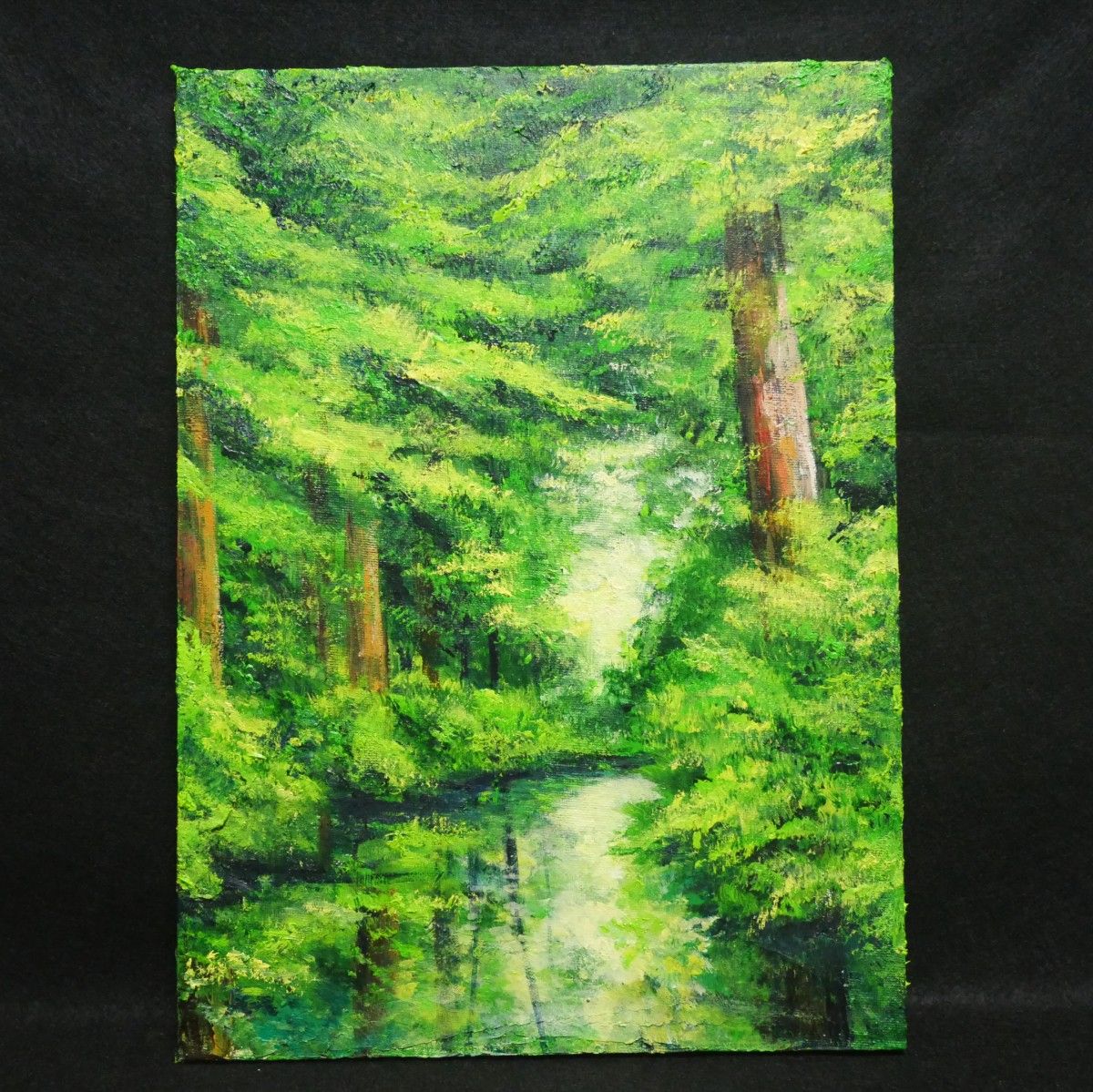 油絵 油彩 油彩画 絵 絵画【新緑の森】|Yahoo!フリマ(旧PayPay 油絵 油彩 油彩画 絵 絵画【新緑の森】|Yahoo!フリマ(旧PayPay