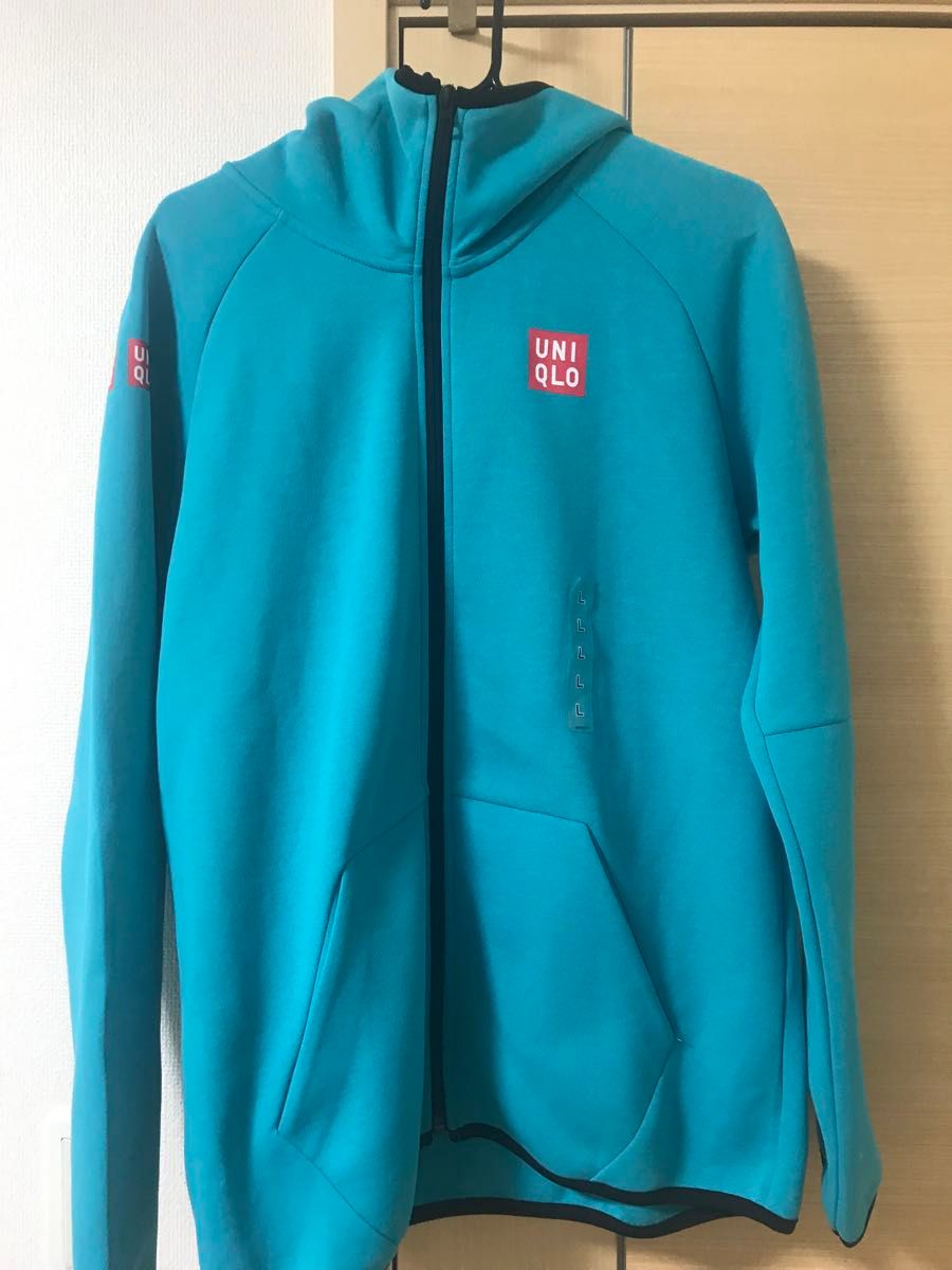 UNIQLO ユニクロ テニス ドライストレッチパーカー 錦織圭 L UNIQLO ユニクロ テニス ドライストレッチパーカー 錦織圭 L