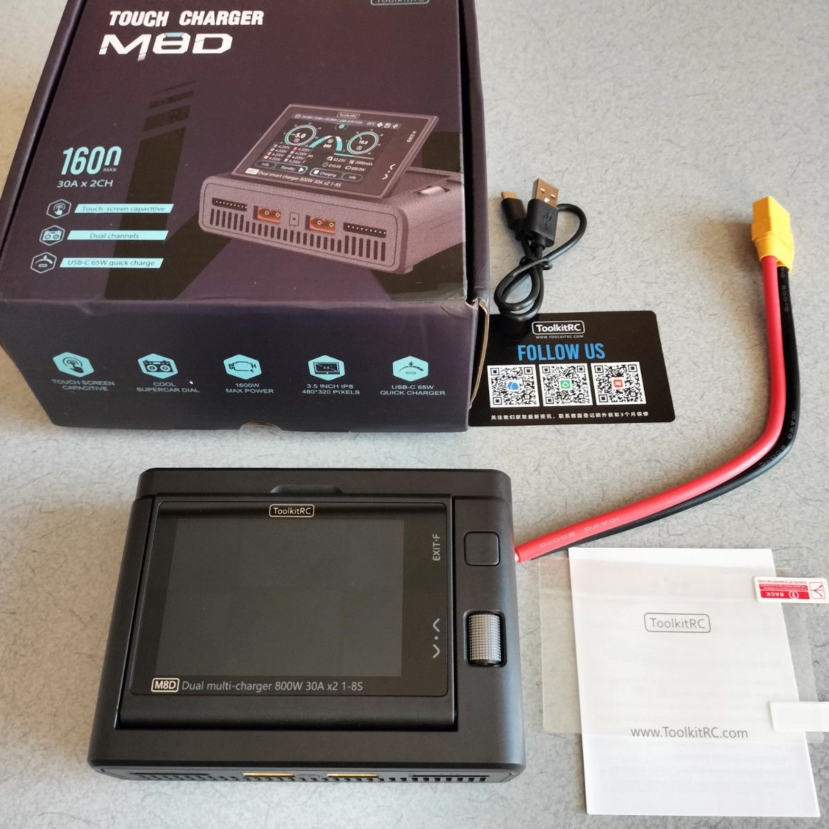 新品ToolkitRC M8Dデュアルチャンネルバランス充電器|Yahoo 新品ToolkitRC M8Dデュアルチャンネルバランス充電器|Yahoo