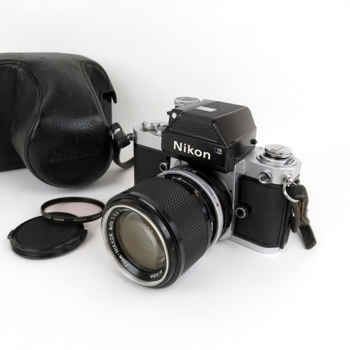 NIKON ニコン F2 フォトミック ZOOM-NIKKOR Auto 1:3.5 f=43mm-f=86mm ケース付き 0823-047