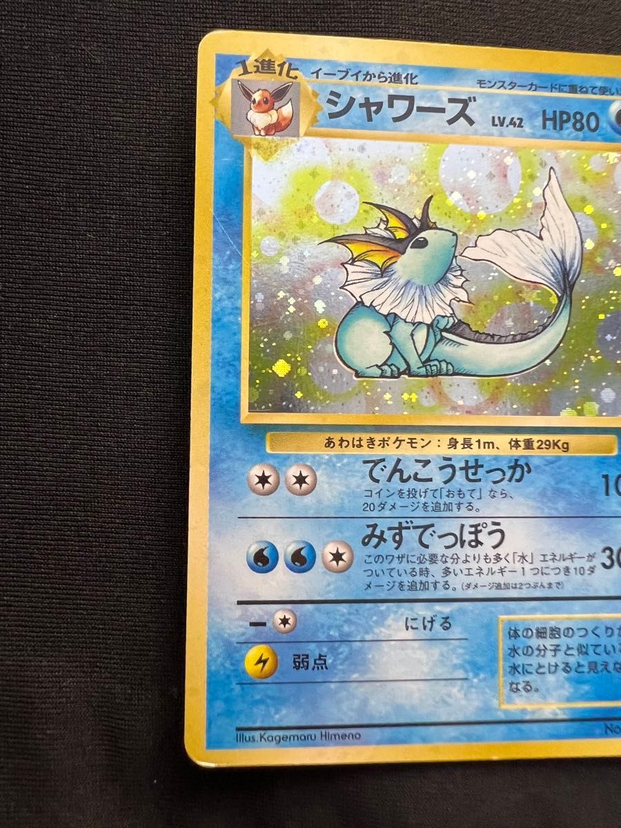 ポケモンカード 旧裏面 やさしいサンダース・シャワーズ ポケモンカード 旧裏面 やさしいサンダース・シャワーズ