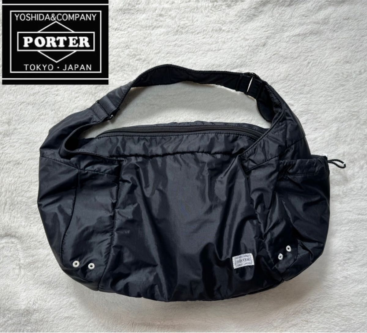 廃盤 porter CUE ポーター ショルダーバック マザーズバック 美品】廃盤 porter CUE ショルダーバッグ マザーズバッグ PORTER