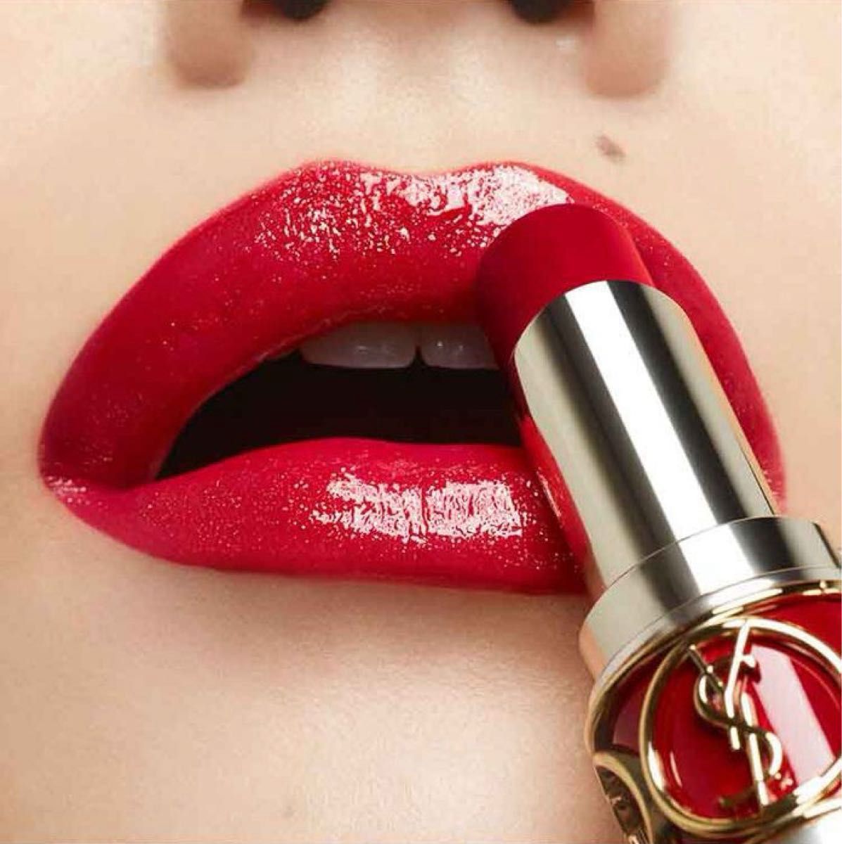 YSL ルージュ ヴォリュプテ ロックシャイン 8 ロッキンレッド