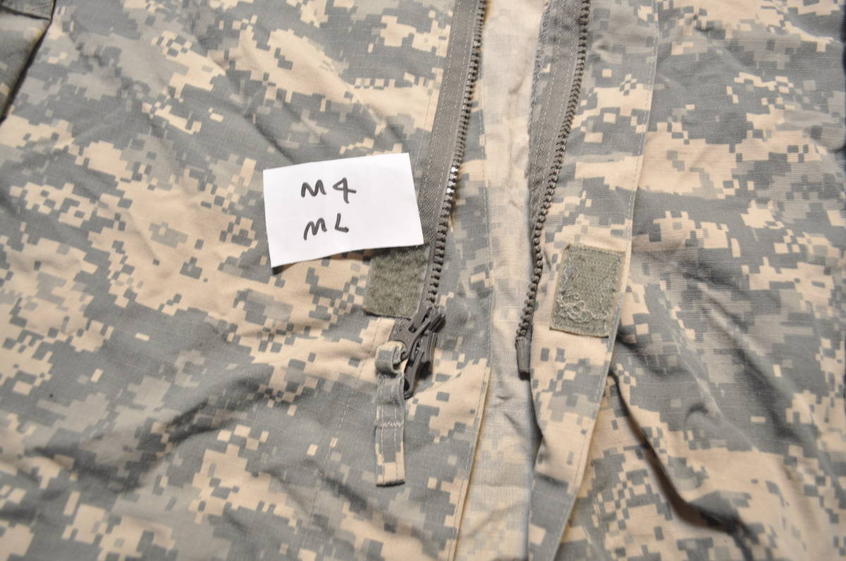 実物 米軍放出品 ACU 陸軍 米陸軍 US ARMY デジタル迷彩 コンバットジャケット 上着 M/L 戦闘服 BDU D COMBAT JACKET IR_画像3