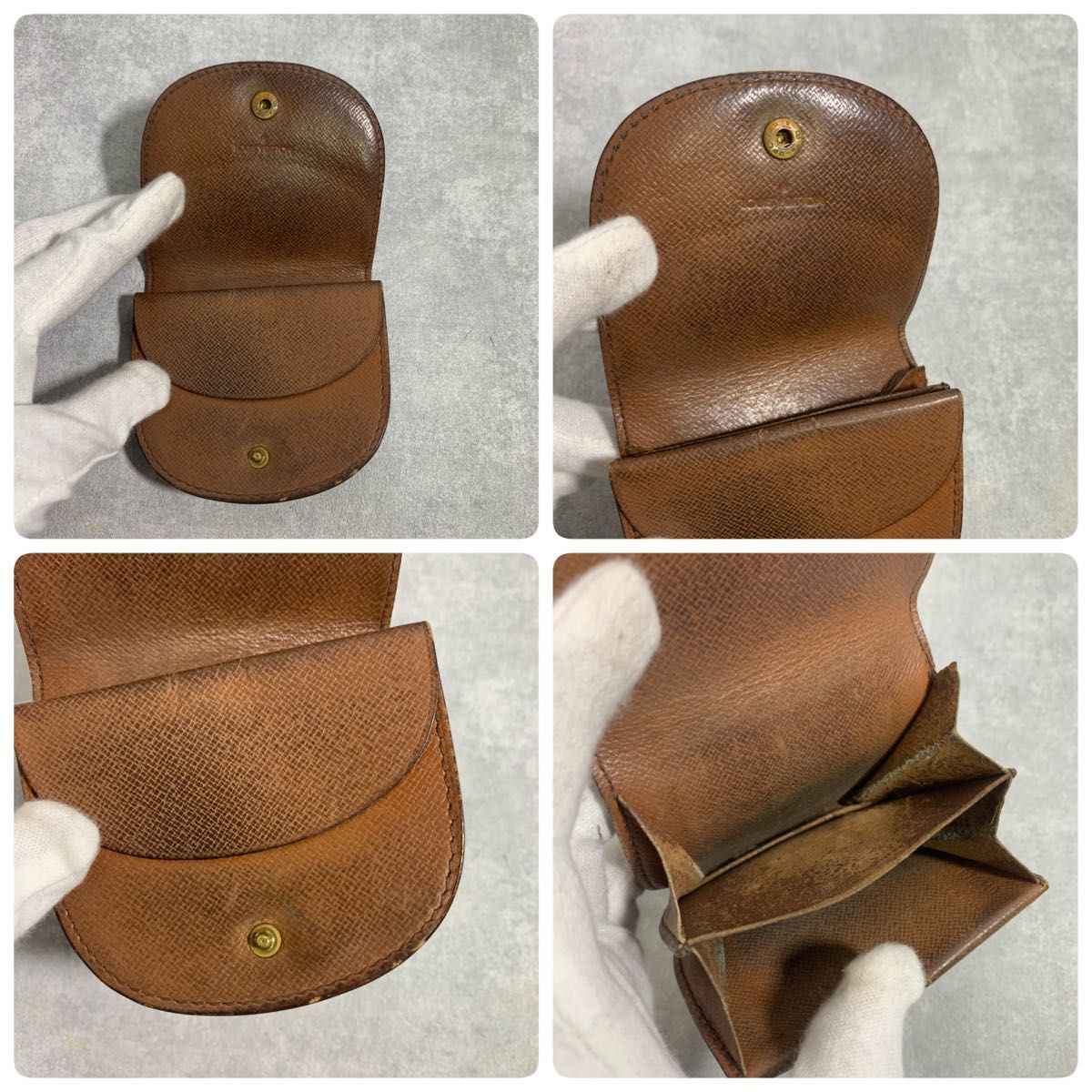 LOUIS VUITTON ヴィトン コインケース ポルトモネグゼ 半円 小銭 LOUIS VUITTON ヴィトン コインケース ポルトモネグゼ 半円 小銭
