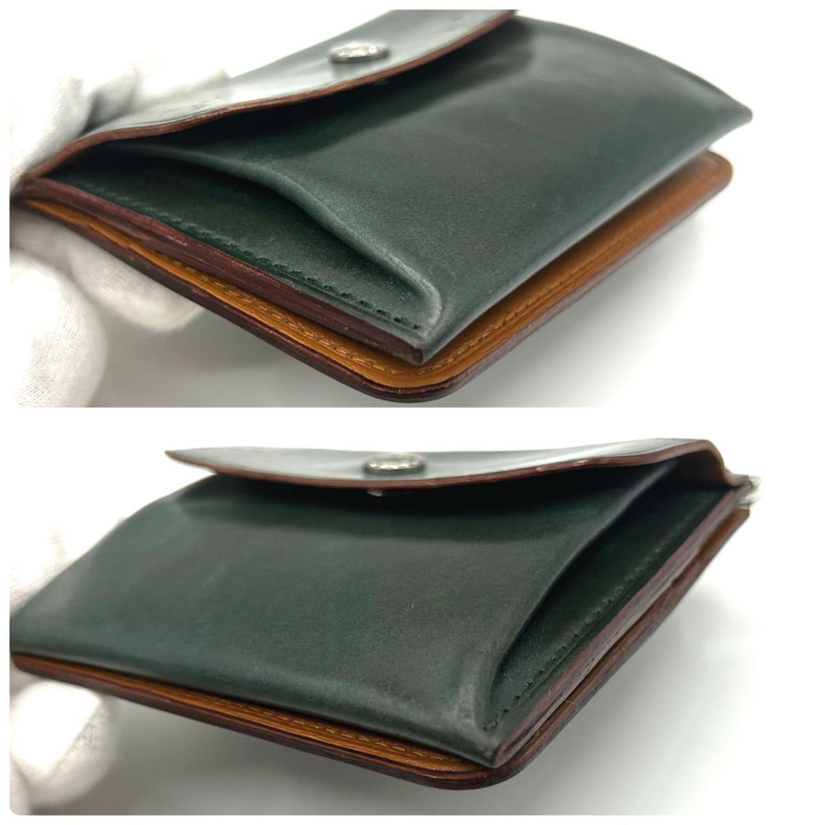 美品 GANZO ガンゾ コードバン オーセンティック マネークリップ 美品 GANZO ガンゾ コードバン オーセンティック マネークリップ