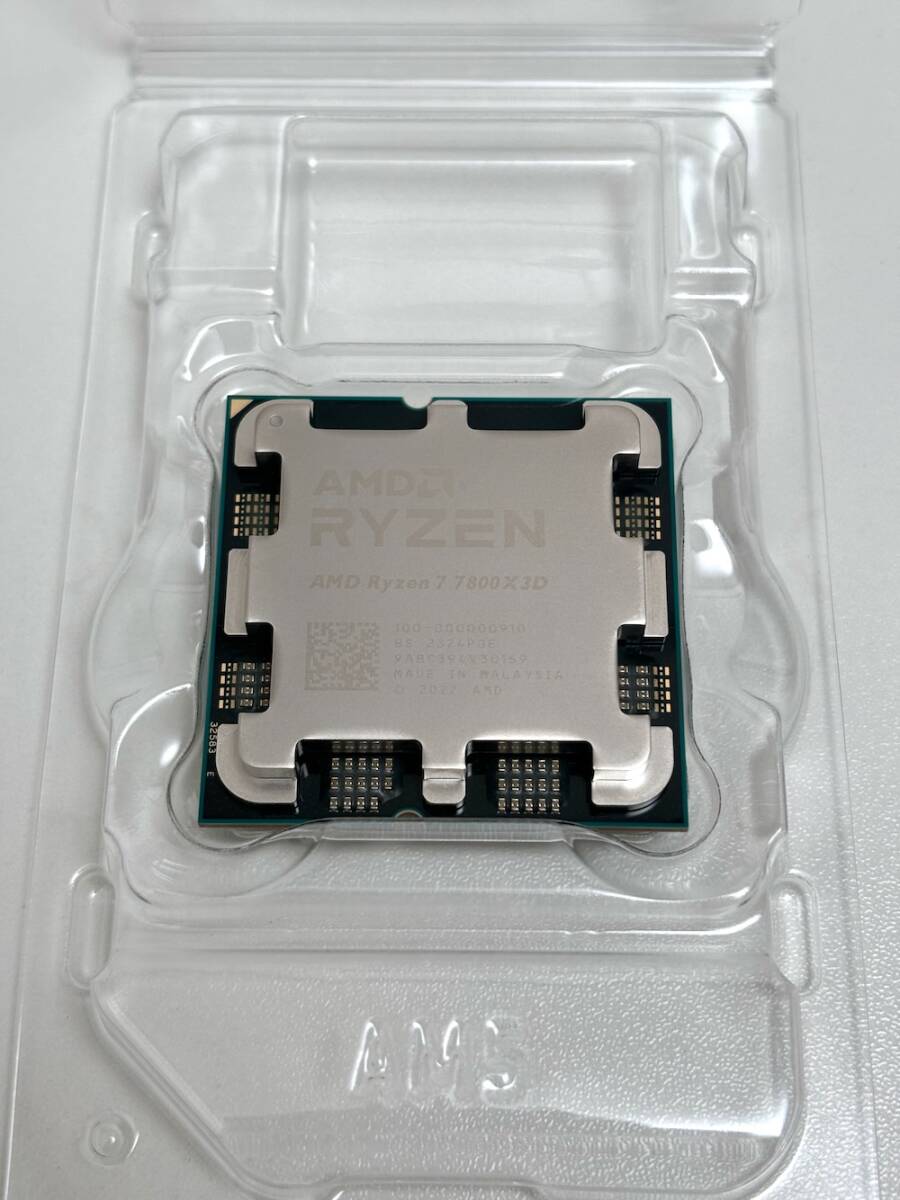 使用少・別売CPUクーラー付 AMD AMD Ryzen 7 7800X3D BOX 国内 使用少・別売CPUクーラー付 AMD AMD Ryzen 7 7800X3D BOX 国内
