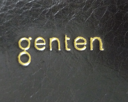 ゲンテン　genten　レザー　ダークブラウン系　定期入れ　名刺入れ　カードケース_画像4