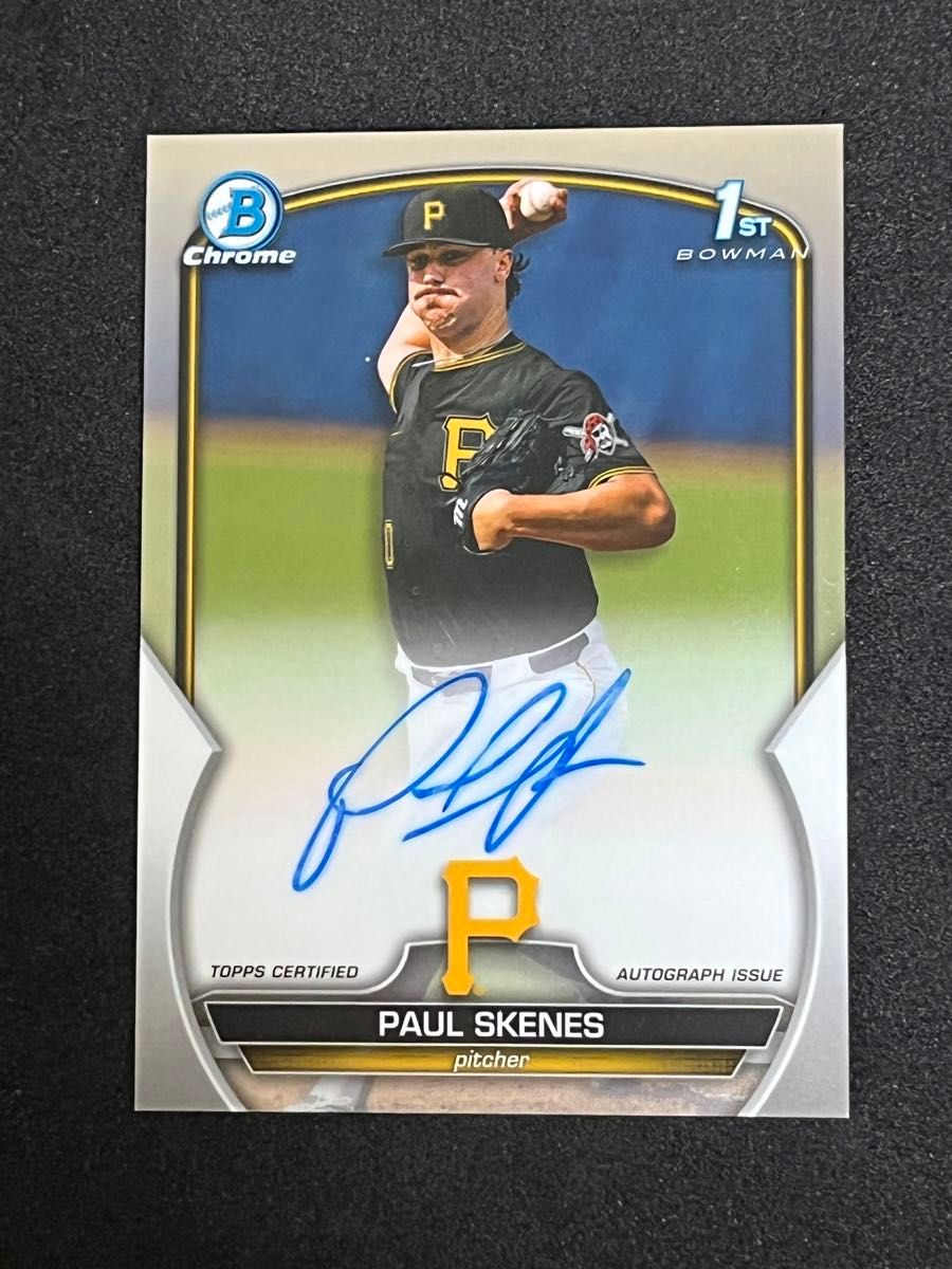 Paul Skenes 1st Bowman Chrome Auto ポール・スキーンズ 直筆 Paul Skenes 1st Bowman Chrome Auto ポール・スキーンズ 直筆
