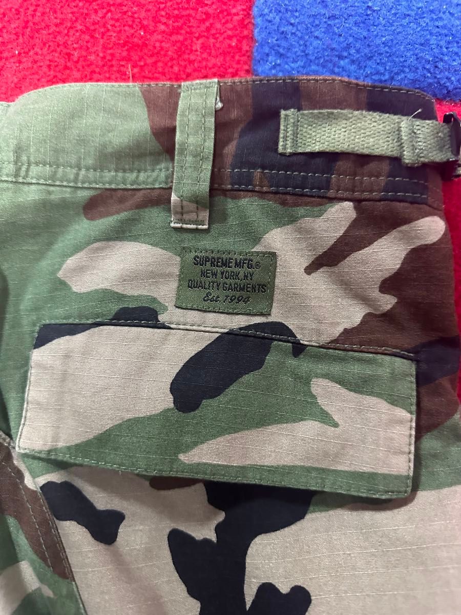 Supreme Cargo pant Woodland Camo W32 カーゴパンツ 迷彩 15ss Supreme Cargo pant Woodland Camo W32 カーゴパンツ 迷彩 15ss