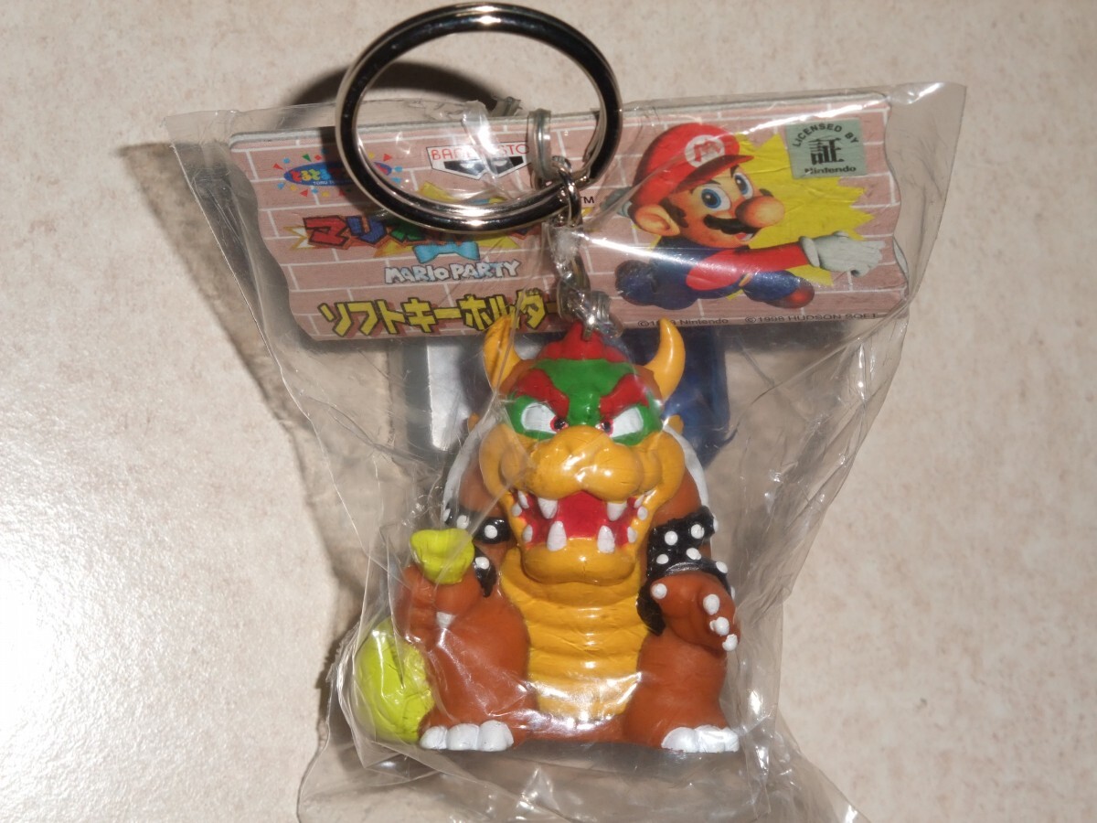 非売品 バンプレスト マリオパーティ ソフトキーホルダー クッパ 大王 任天堂 スーパーマリオ フィギュア Super Mario series figure