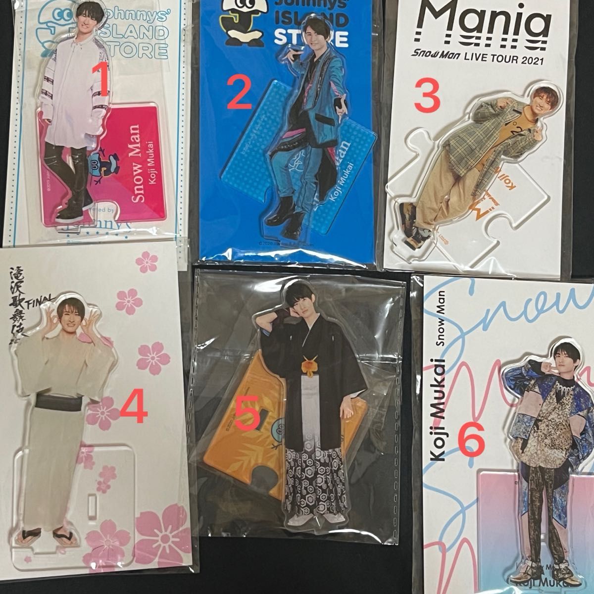 アクリルスタンド Snow Man アクスタ ジャニーズ 向井康二 アクリルスタンド Snow Man アクスタ ジャニーズ 向井康二