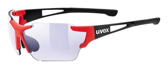 21uvex sportstyle 803 race Vario BlackRedMatt 調光ライトミラーブルー(S1-S3)VLT:17-70%