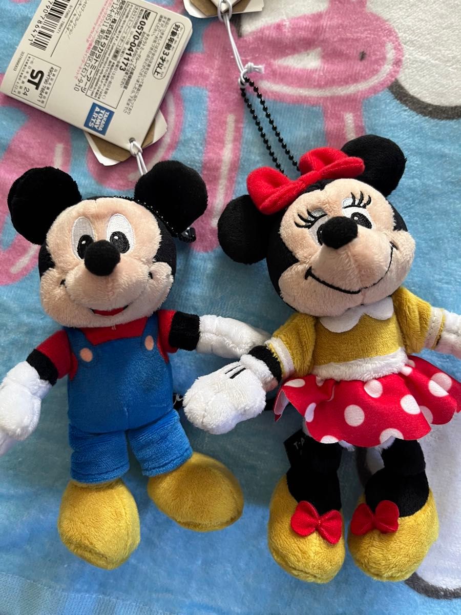 しまむら リトシー コラボ ミッキーミニー ぬいぐるみ しまむら リトシー ミニー ミッキー マスコットキーチェーン 2種