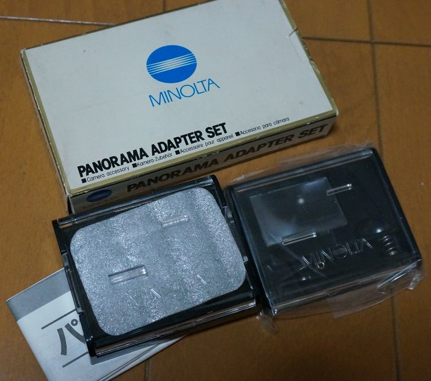  新品デッドストック minolta パノラマアダプターセット PANORAMA ADAPTER SET　ミノルタ_画像1