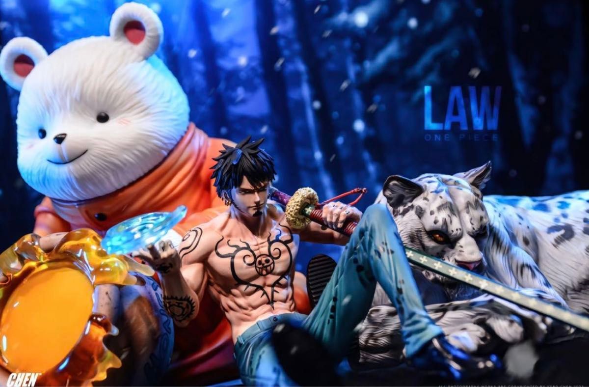 ワンピース トラファルガー・ロー&ベポ ガレージキット ワンピース トラファルガー・ロー&ベポ ガレージキット