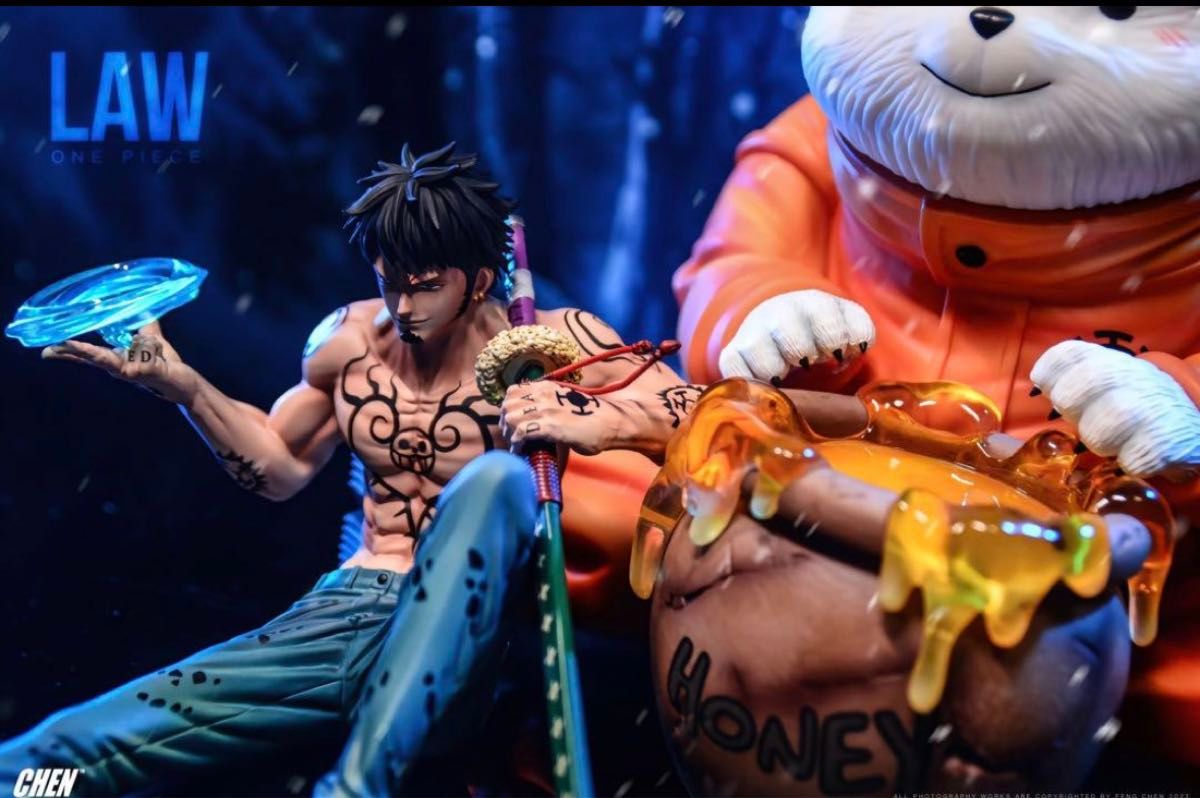 ワンピース トラファルガー・ロー&ベポ ガレージキット ワンピース トラファルガー・ロー&ベポ ガレージキット