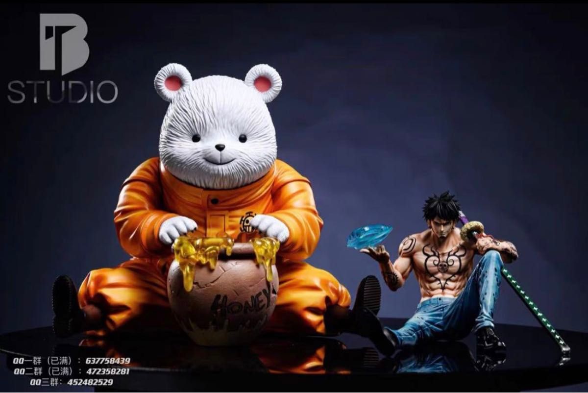 ワンピース トラファルガー・ロー&ベポ ガレージキット ワンピース トラファルガー・ロー&ベポ ガレージキット