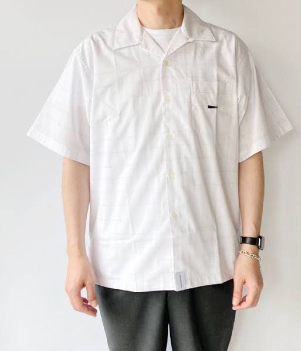 DESCENDANT SEINE TEXTILE SS SHIRT 1 S ディセンダント 開襟シャツ