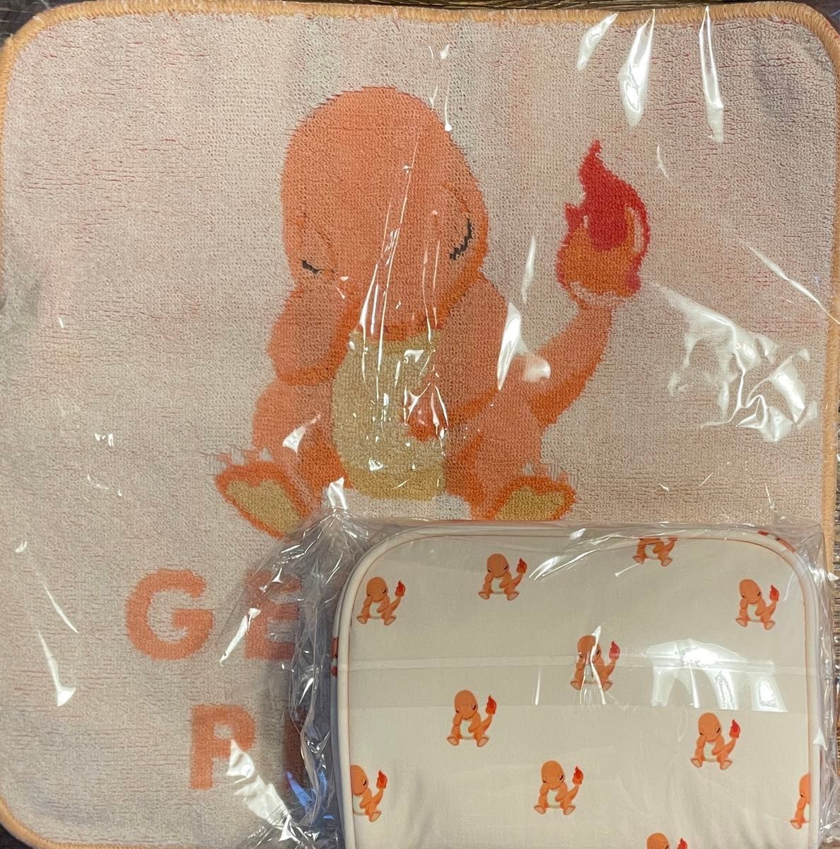 【ジェラート ピケxポケモンスリープ】総柄ポーチ+タオル　ヒトカゲ ポケモンスリープ】総柄ポーチ(ポーチ)｜ルームウェア・パジャマ