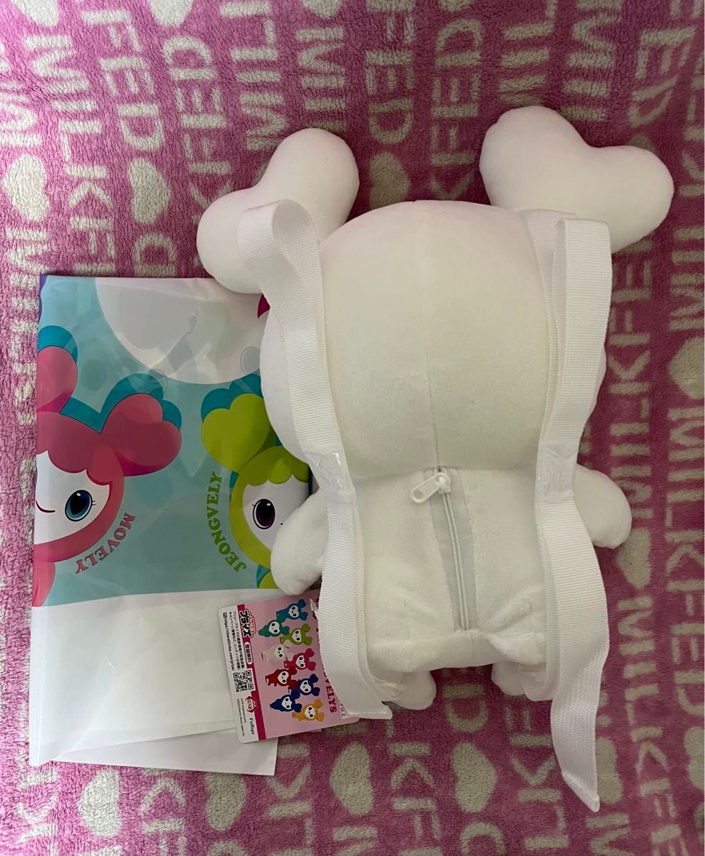 濡れ防止+包装紙】 TWICE LOVERYS ぬいぐるみリュック GIGO限定 濡れ防止+包装紙】 TWICE LOVERYS ぬいぐるみリュック GIGO限定