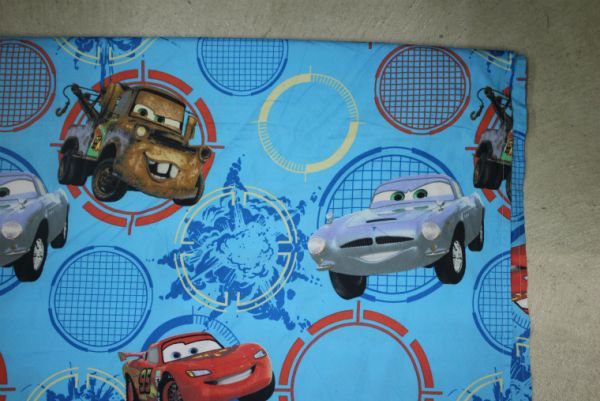 ヤフオク Used Disney Cars ピクサーイラストプリントベ