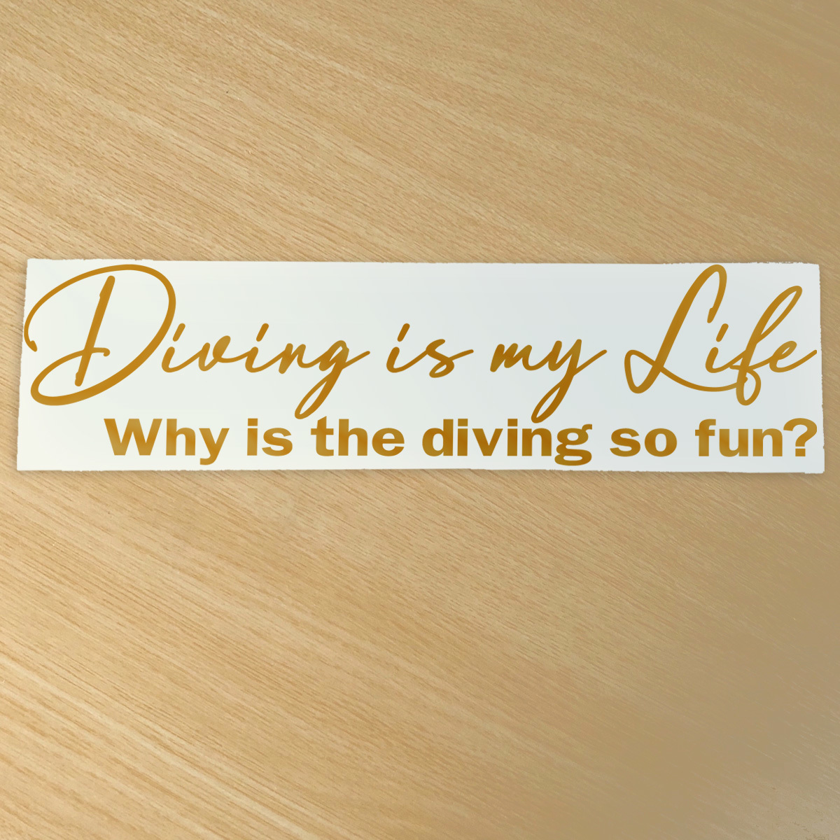 Life is diving