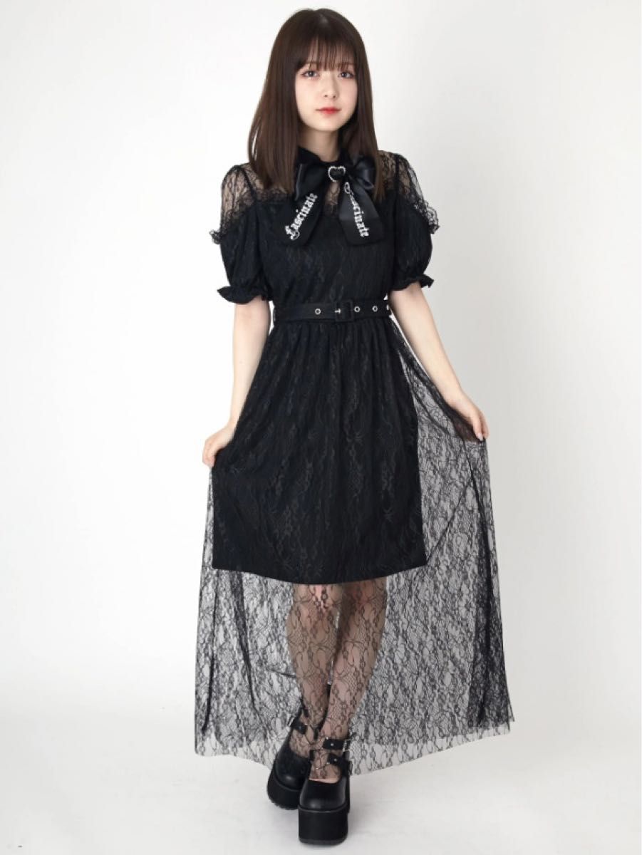 アンクルージュ Ank Rouge ハートパールバックルレース アンクルージュ Ank Rouge ハートパールバックルレース