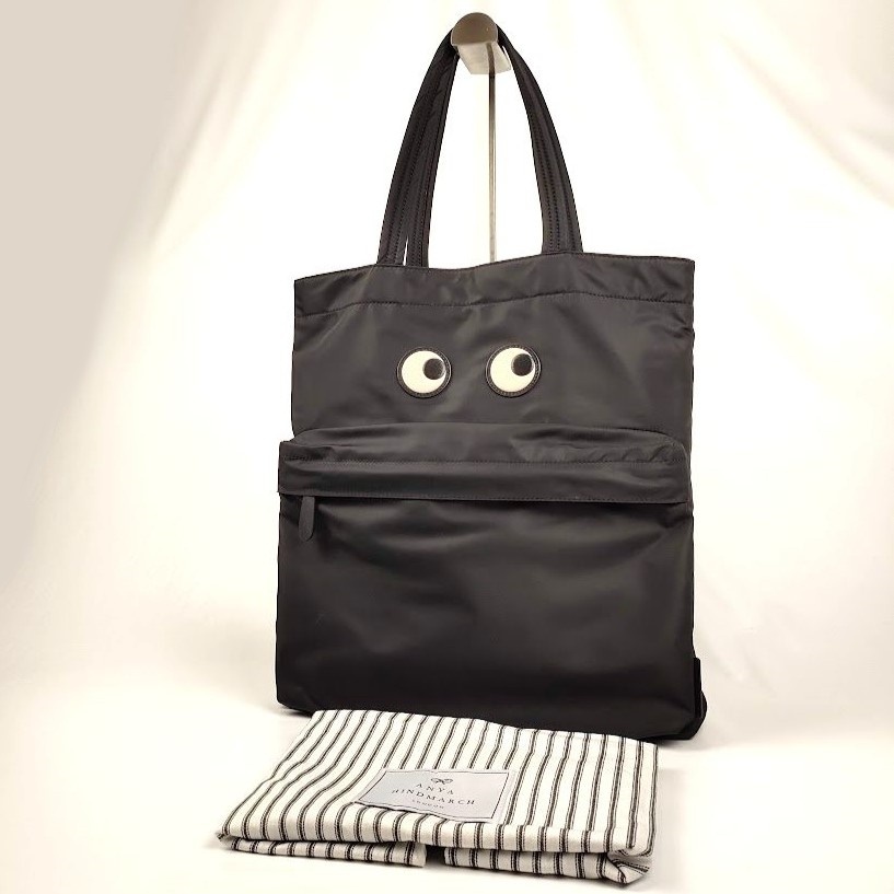 美品 ANYA HINDMARCH アニヤ・ハインドマーチ EYES トートバッグ 美品 ANYA HINDMARCH アニヤ・ハインドマーチ EYES トートバッグ