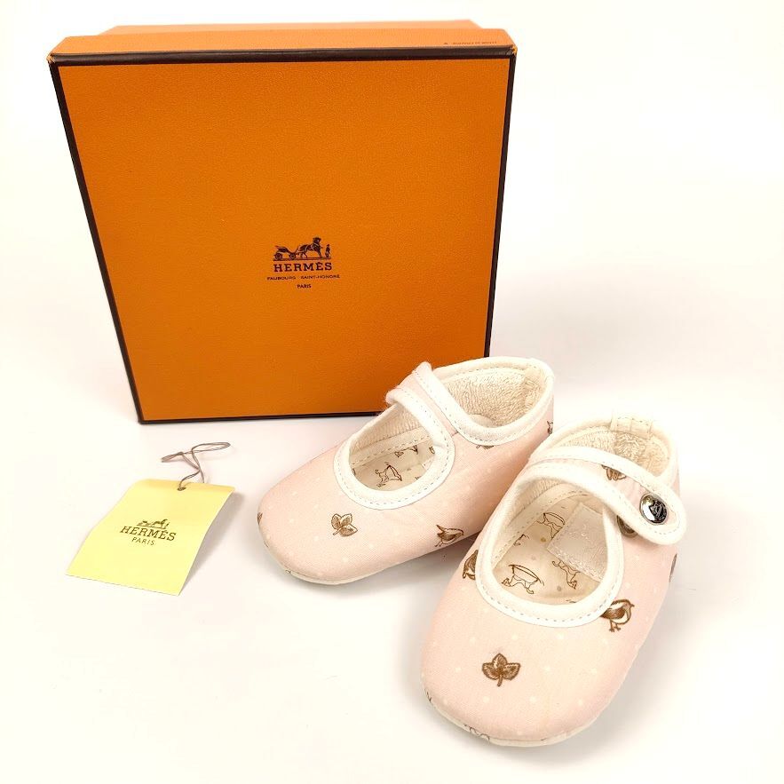 HERMES エルメス ベビーシューズ ファーストシューズ 102180M-01 HERMES エルメス ベビーシューズ ファーストシューズ 102180M-01