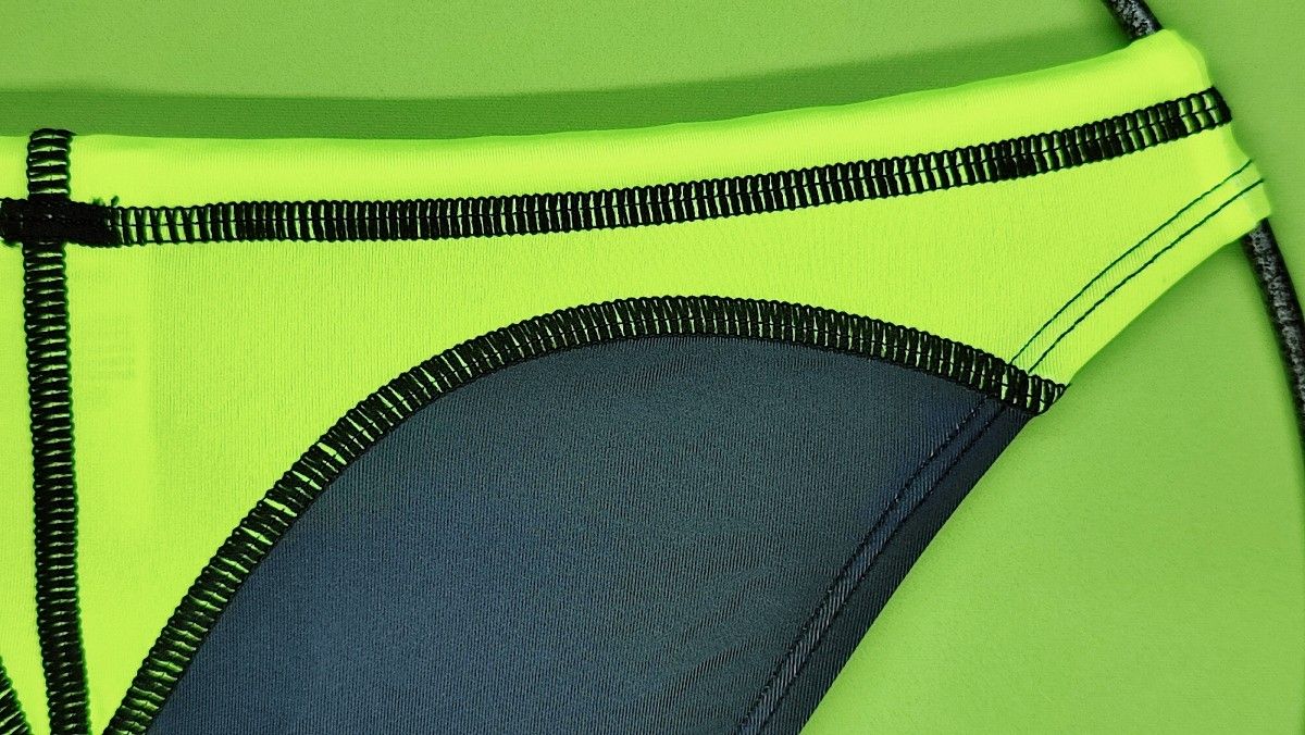AQUX 競パン NEON GREEN×YELLOW SSサイズ 新品 Vパン 透けパン AQUX 競パン NEON GREEN×YELLOW SSサイズ 新品 Vパン 透けパン