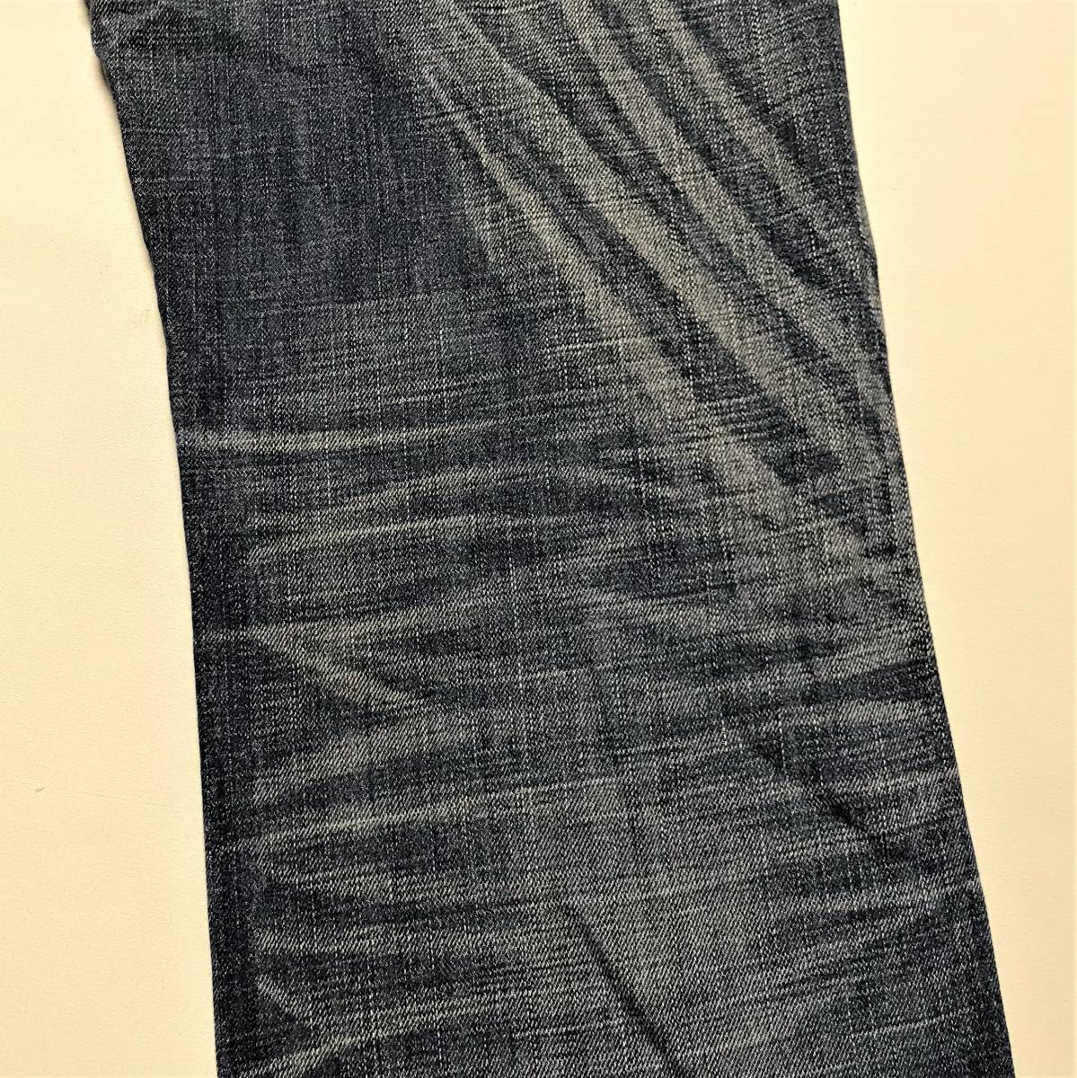 送料800円 隠れた名品LEVISリーバイス553 穿きやすいゆったりストレートジーンズ ブルー メンズ30インチ75cm 日本製 股下84cm_画像7
