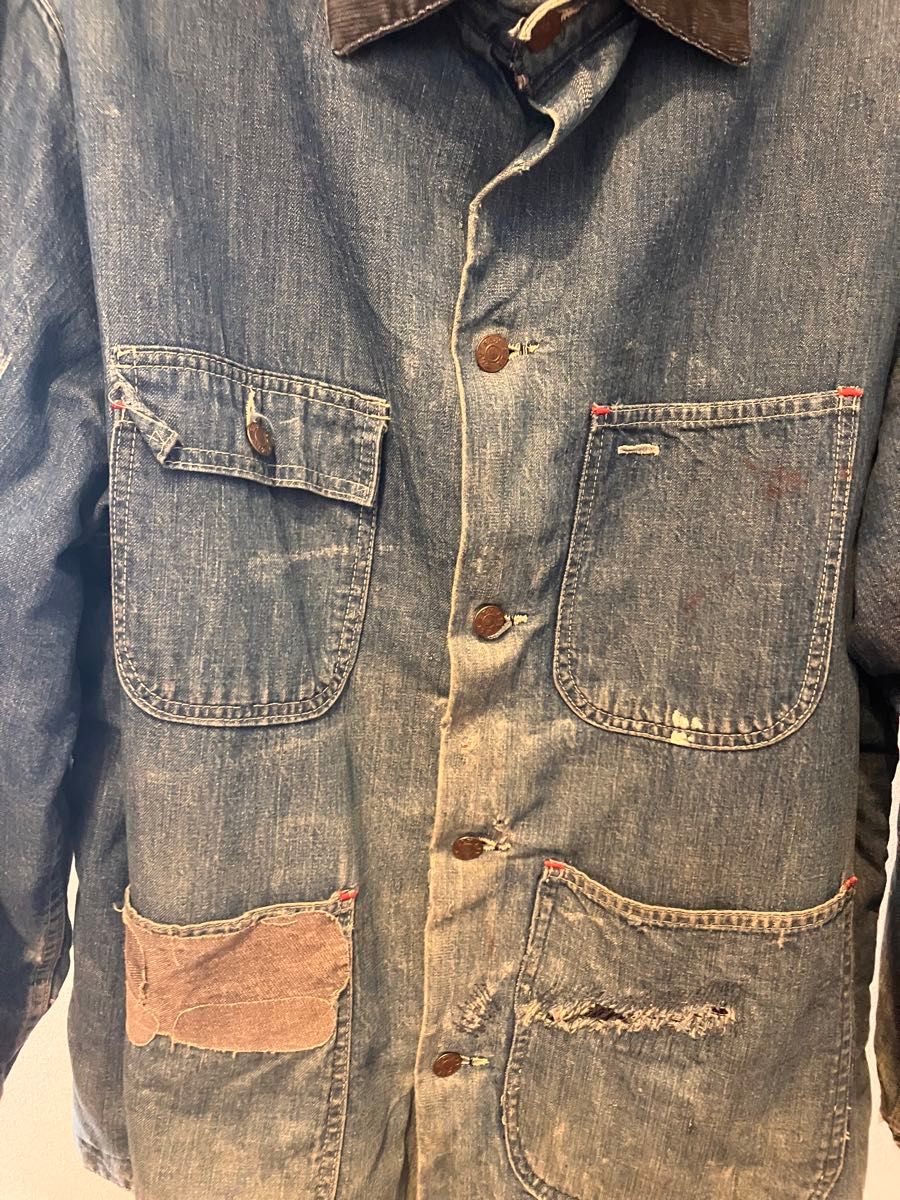 70's ELY Denim Coverall Jacket デニムカバーオールジャケット 70's ELY Denim Coverall Jacket デニムカバーオールジャケット