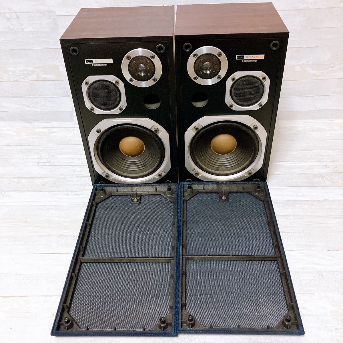 SANSUI サンスイ SP-V50 スピーカー ペア 3way バスレフ ブック SANSUI サンスイ SP-V50 スピーカー ペア 3way バスレフ ブック
