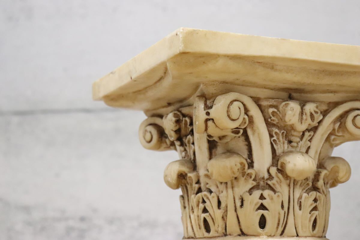 gmbk382 ○ 西洋 ローマ様式 花台 オブジェ アンティーク 什器 コンソール 飾り台 ビンテージ_画像10