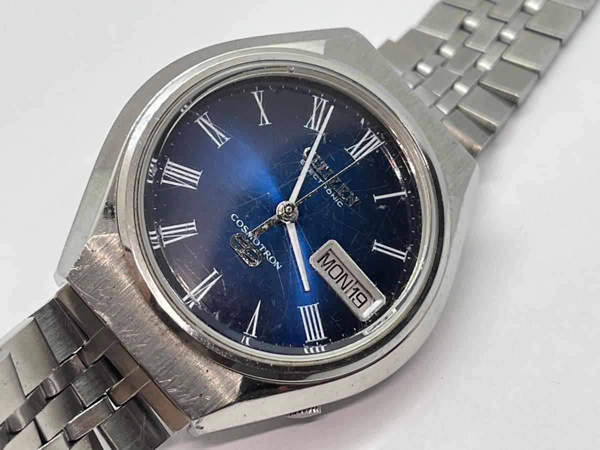 稼動】CITIZEN COSMOTRON シチズン コスモトロン 電磁テンプ式 稼動】CITIZEN COSMOTRON シチズン コスモトロン 電磁テンプ式