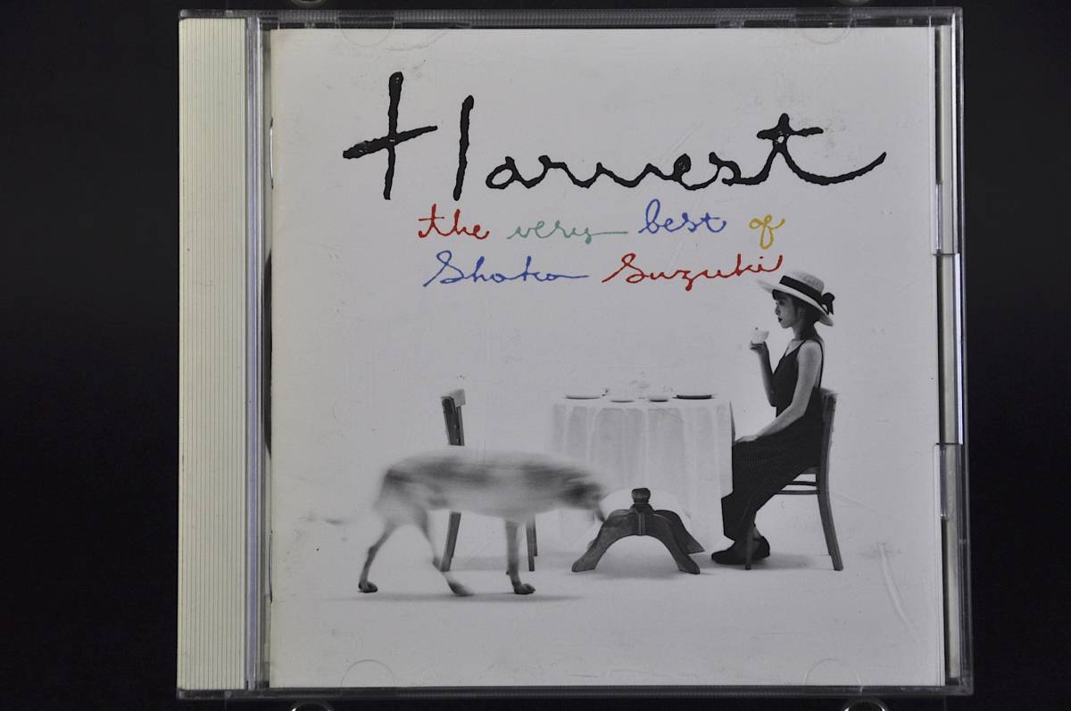 ☆☆ 鈴木祥子『Harvest』/『ハーヴェスト』 1992年盤 12曲収録 CD 1st ベスト アルバム ESCB-1310 廃盤 夏はどこへ行った,他 美盤!! ☆☆_画像1