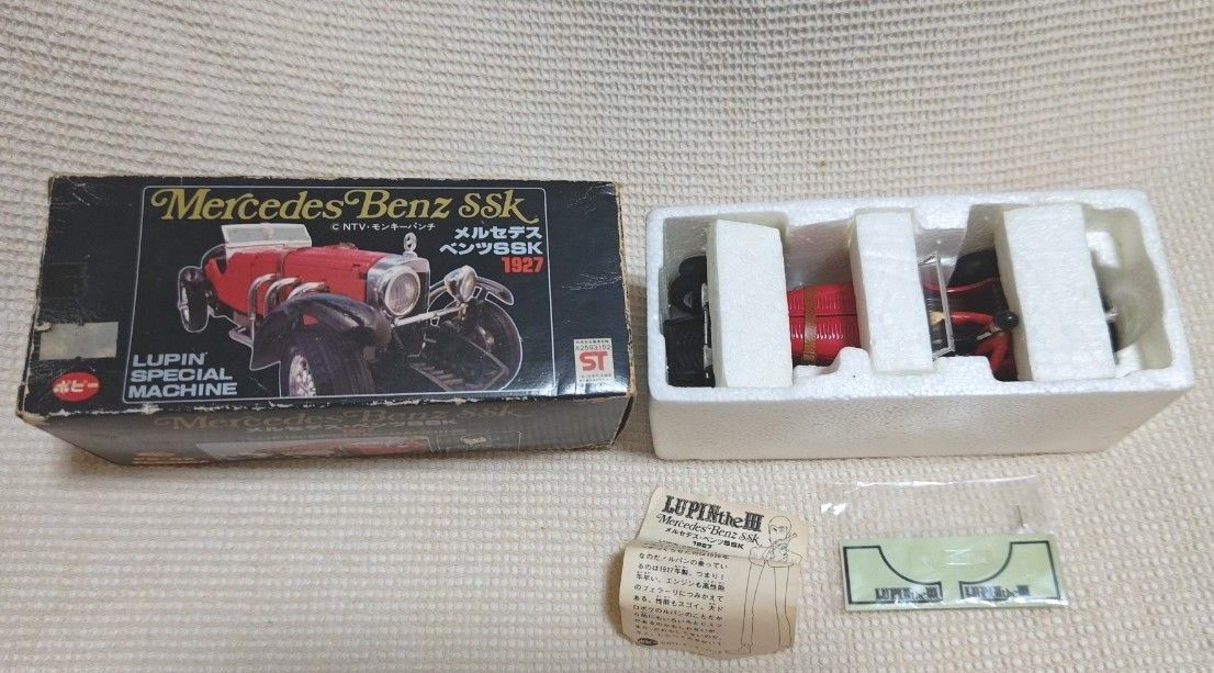 日本製 ポピー ルパン三世 メルセデスベンツSSK PB-62 超合金 日本製 ポピー ルパン三世 メルセデスベンツSSK PB-62 超合金