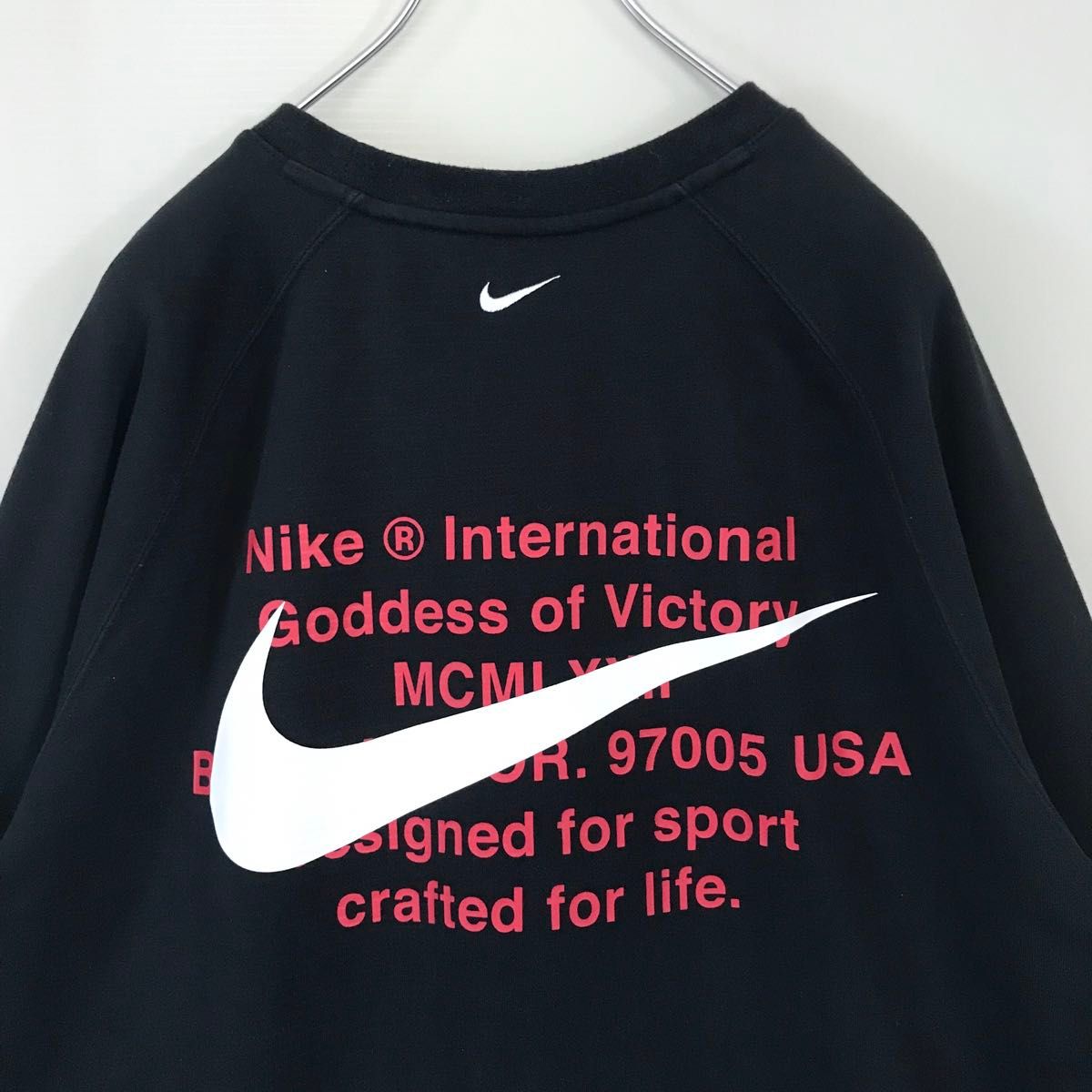 NIKE ナイキ ダブルスウッシュ刺繍 バックプリント フレンチ NIKE ナイキ ダブルスウッシュ刺繍 バックプリント フレンチ