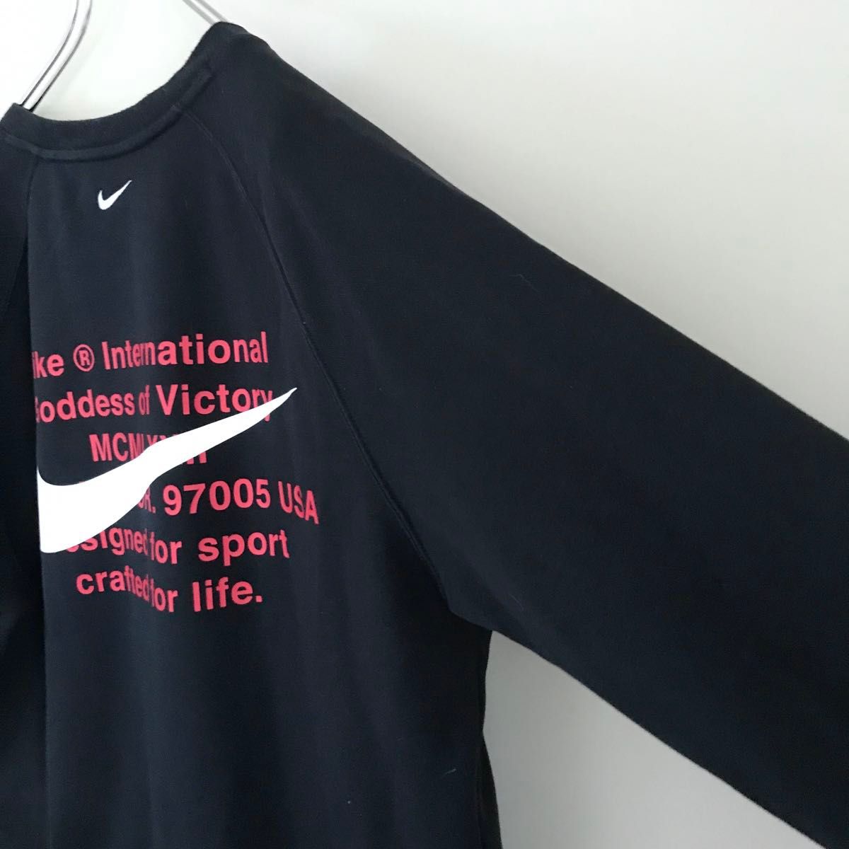 NIKE ナイキ ダブルスウッシュ刺繍 バックプリント フレンチ NIKE ナイキ ダブルスウッシュ刺繍 バックプリント フレンチ