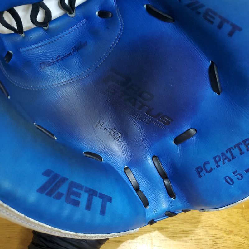 ZETT プロ支給品 山崎勝己 H-62 キャッチャーミット 硬式 ZETT プロ支給品 山崎勝己 H-62 キャッチャーミット 硬式