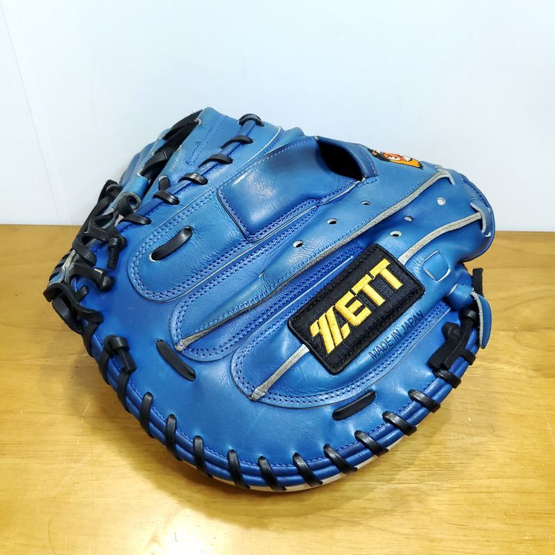 ZETT プロ支給品 山崎勝己 H-62 キャッチャーミット 硬式 ZETT プロ支給品 山崎勝己 H-62 キャッチャーミット 硬式