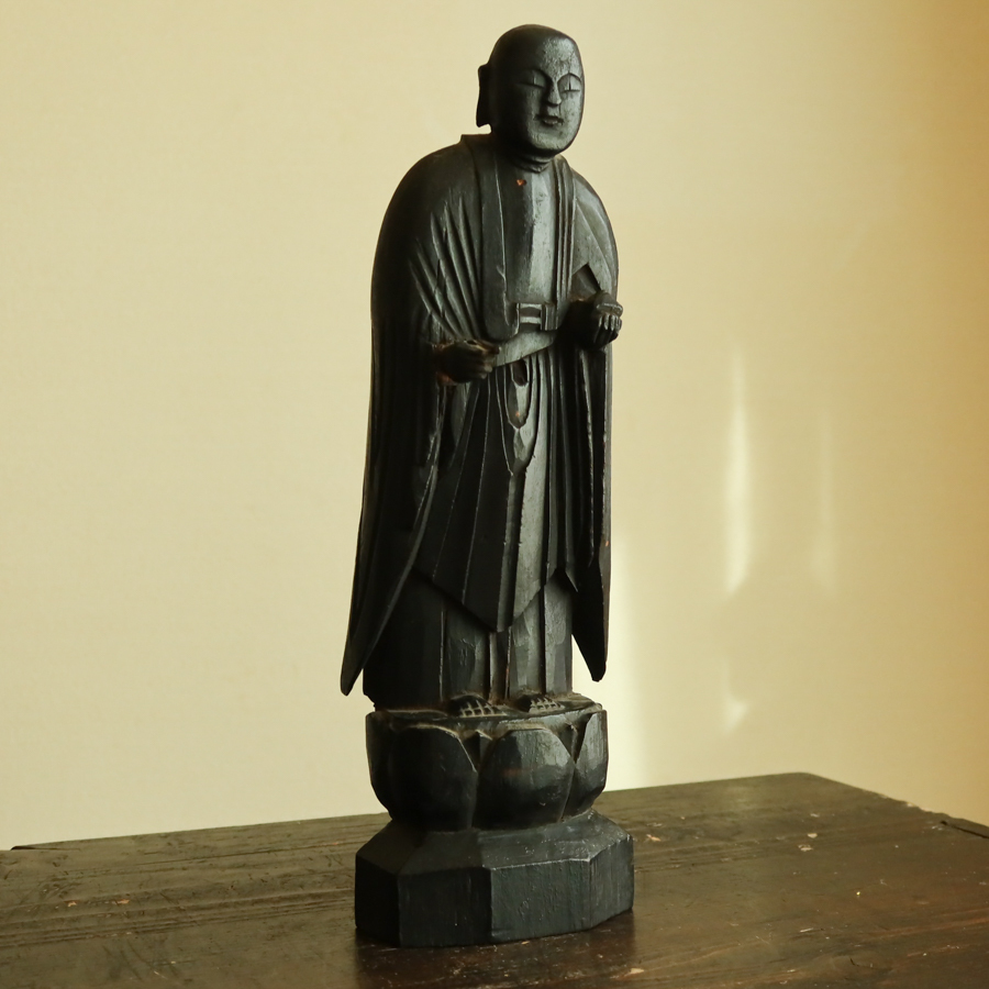 Yahoo!オークション - 威風堂々とした 民衆仏 高さ約34.5cm 民仏