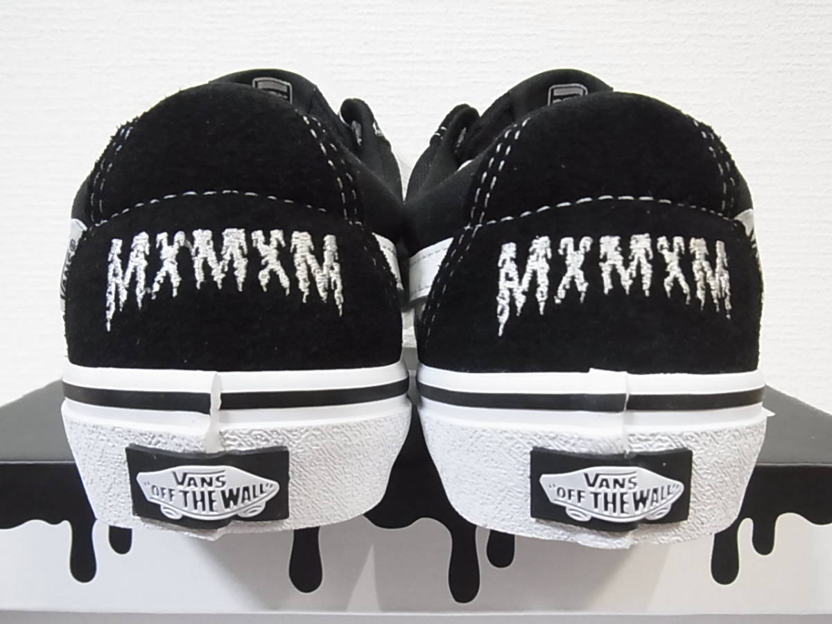 新品箱付 VANS SK8 LOW MXMXM MAGICAL MOSH MISFITS BLACK WHITE バンズ マジカルモッシュミスフィッツ ホワイト 白 V358CF 22.5cm US4.5_画像4