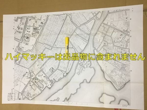 公式の店舗 日本橋 mdn【地図】京橋 明治18年 鹿 佃島砲台 地形図[第三台場 関東